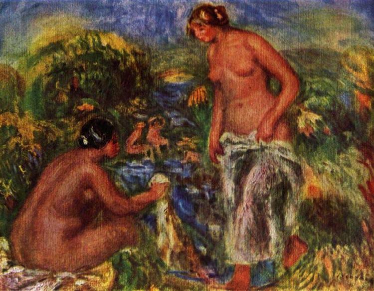 Pierre-Auguste Renoir Women Bathers, France oil painting art
